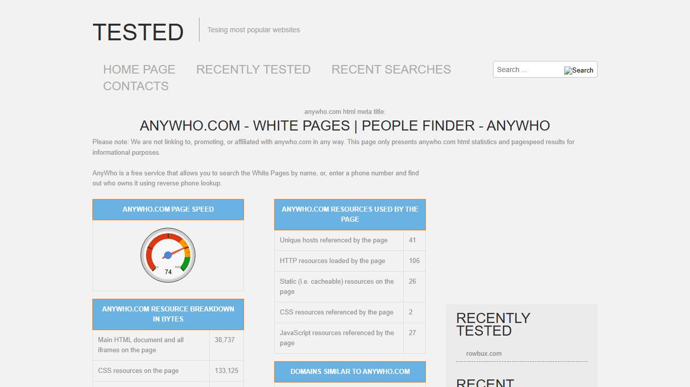 anywho.com White Pages People Finder - AnyWho